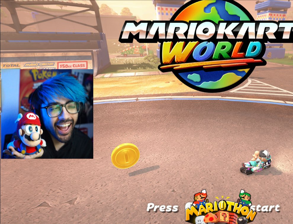 Live now for the FINAL segment of #SuperMariothon 2025!

Playing some Mario Kart World and celebrating a week of raising coins for a cause 💙🙂‍↕️