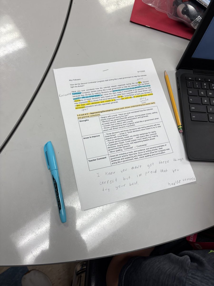 Watching my students use RACE Strategy + transitions + feedback like pros = classroom magic! ✨✏️ Who knew learning could be this cool? 😎 #StudentPower #4thgrade #ckla #LearningWins #teacherlife <a href="/EfrineRegino/">Mr. Regino</a> <a href="/eariasrobles/">Elizabeth Arias-Robles</a> <a href="/MarcellaES_AISD/">Marcella Elementary</a> <a href="/Amplify/">Amplify</a> <a href="/AldineISD/">Aldine ISD</a>