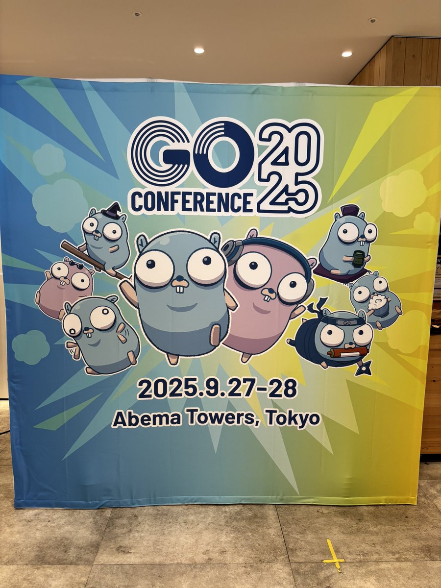 2日間よろしくお願いします！！
#gocon