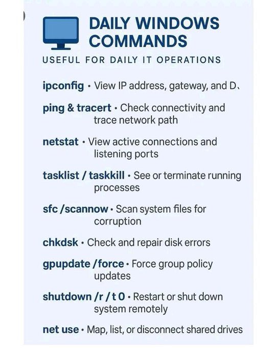 RosalinaFe9832's tweet image. #windows #commands