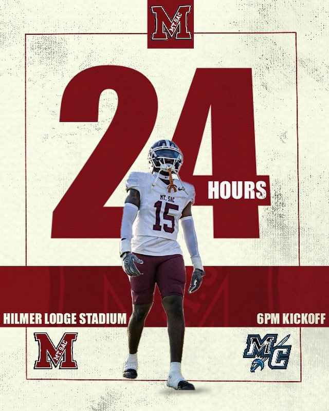 WE ARE 24 HOURS AWAY FROM KICK OFF!!! 
.
.
. Catch us tomorrow @ Hilmer Lodge Stadium as the Mounties take on the Raiders of Moorpark! Kickoff is at 6pm!