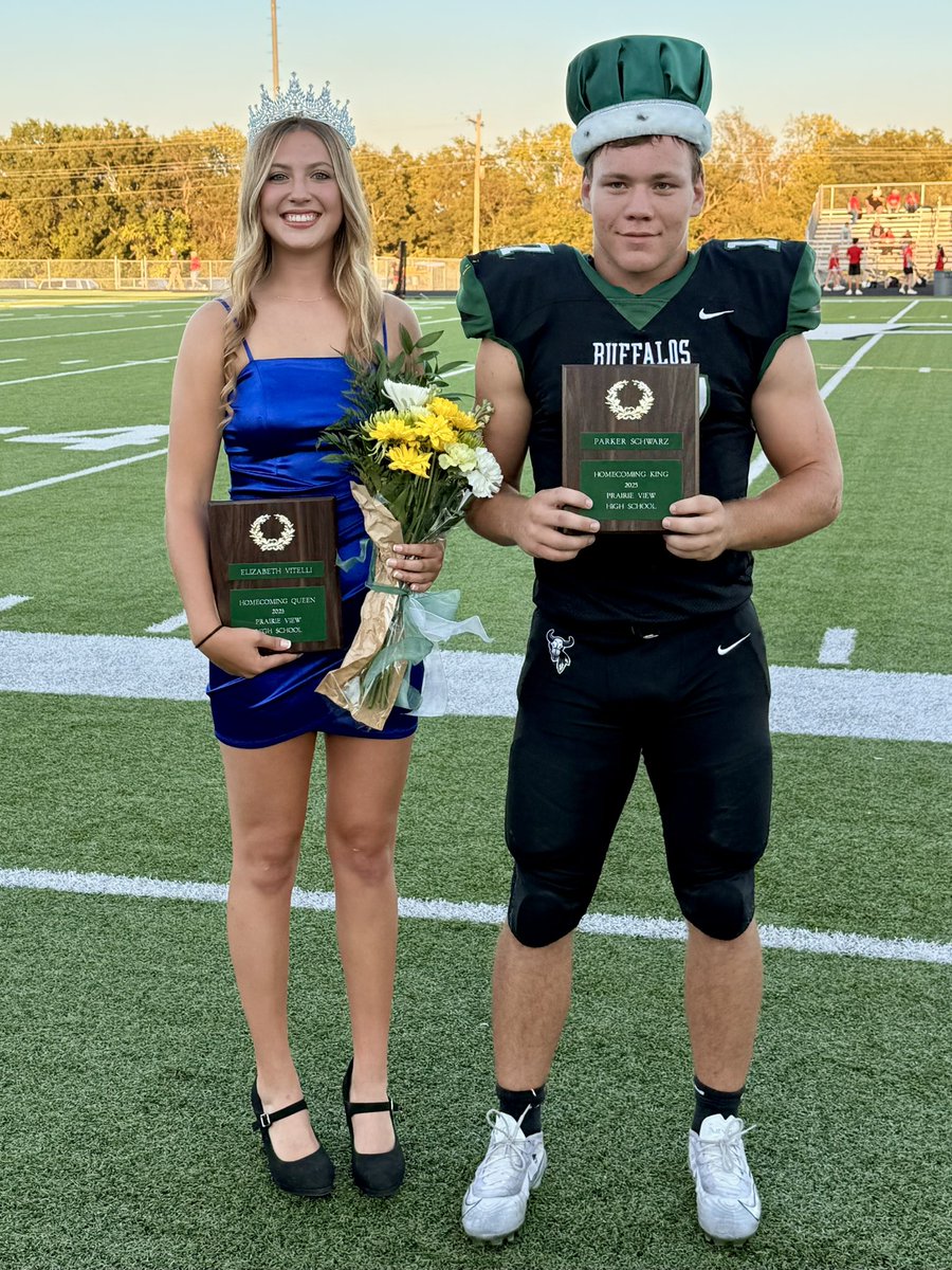 Congratulations to the Prairie View 2025 Homecoming King &amp; Queen!
Queen Elizabeth Vitelli
King Parker Schwarz