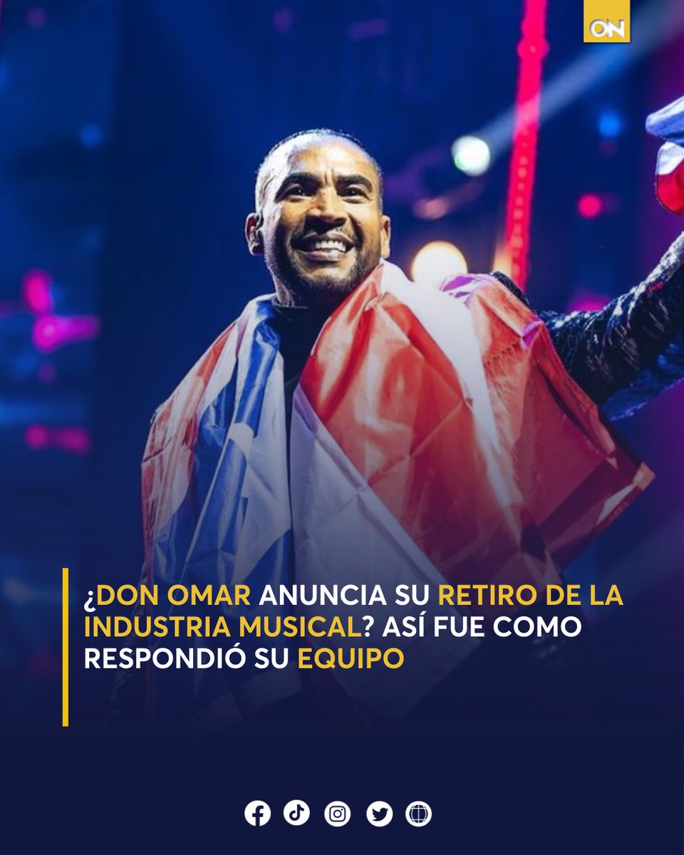 11_Noticias's tweet image. 🎤 ¿Se retira el Rey del Reguetón? Los rumores sobre el adiós de Don Omar encendieron las redes y su equipo ya salió a dar una respuesta. 🔥👑

Entérate en: 👉 oncenoticias.hn/internacional/…

#DonOmar #ReyDelReguetón #RetiroMusical