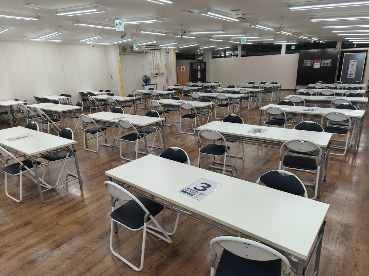 DMEDH_enjoy's tweet photo. 会場の設営が完了しました！
今回もフタバ図書 TSUTAYA GIGO 大宮店様の3階で開催いたします
よろしくお願いいたします！ https://t.co/F7gXuqxBPs
