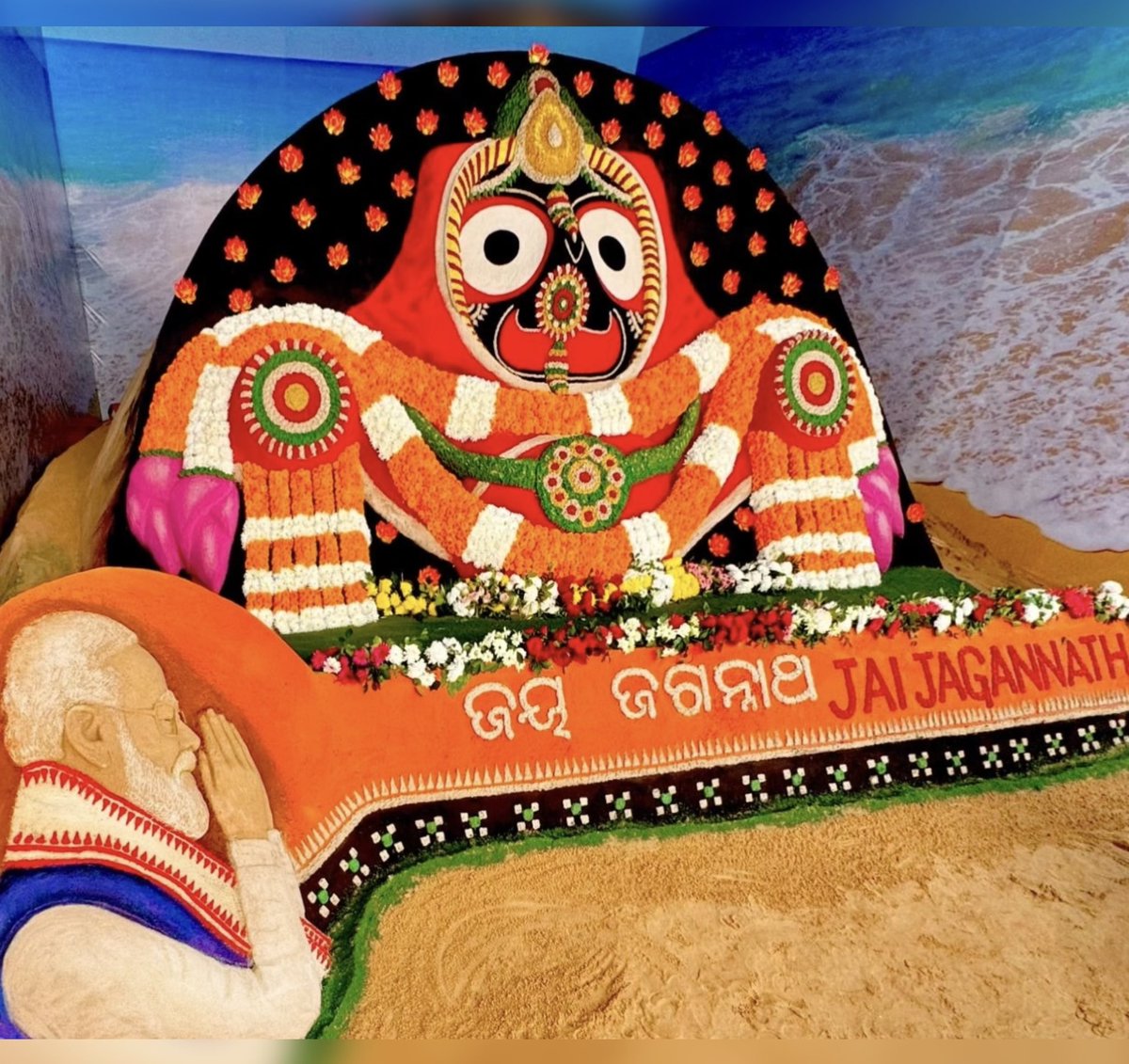 sudarsansand's tweet photo. Jai Jagannath 🙏 https://t.co/3FGekPyFjP