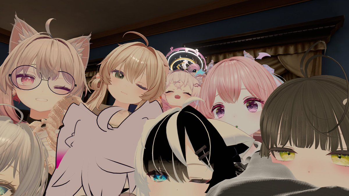 おはぱふ〜
昨日のわちゃわちゃ写真！📸😆

起きたら頭痛が酷いので今日は何もしません😪
昨日の診断だと細菌の風邪だってさ

お昼に予約投稿の動画が出るのでそれまでおやすみ💨
#おはようVTuber #VTuberさんと繋がりたい