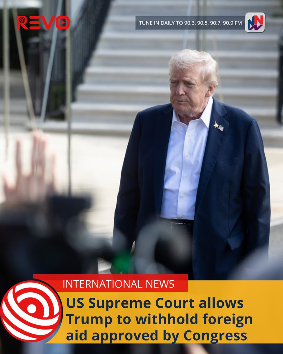 The United States Supreme Court on Friday allowed the Trump administration to withhold US$4 billion in foreign aid that had been appropriated by Congress.

READ MORE HERE: revonews.ai/news/68d730873…