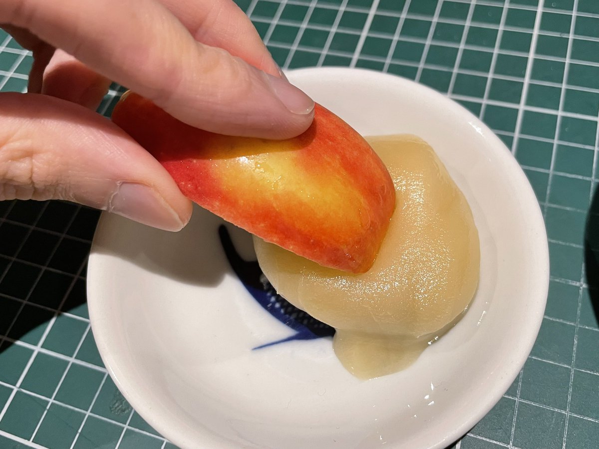 Apple sashimi