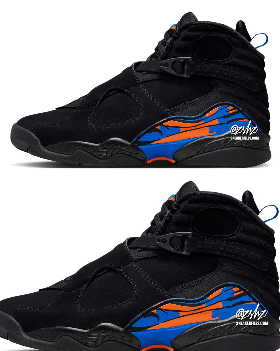 zSneakerHeadz's tweet image. BREAKING: “Cavs” Air Jordan 8 expected to release Fall 2026! ⚫️🔵🟠