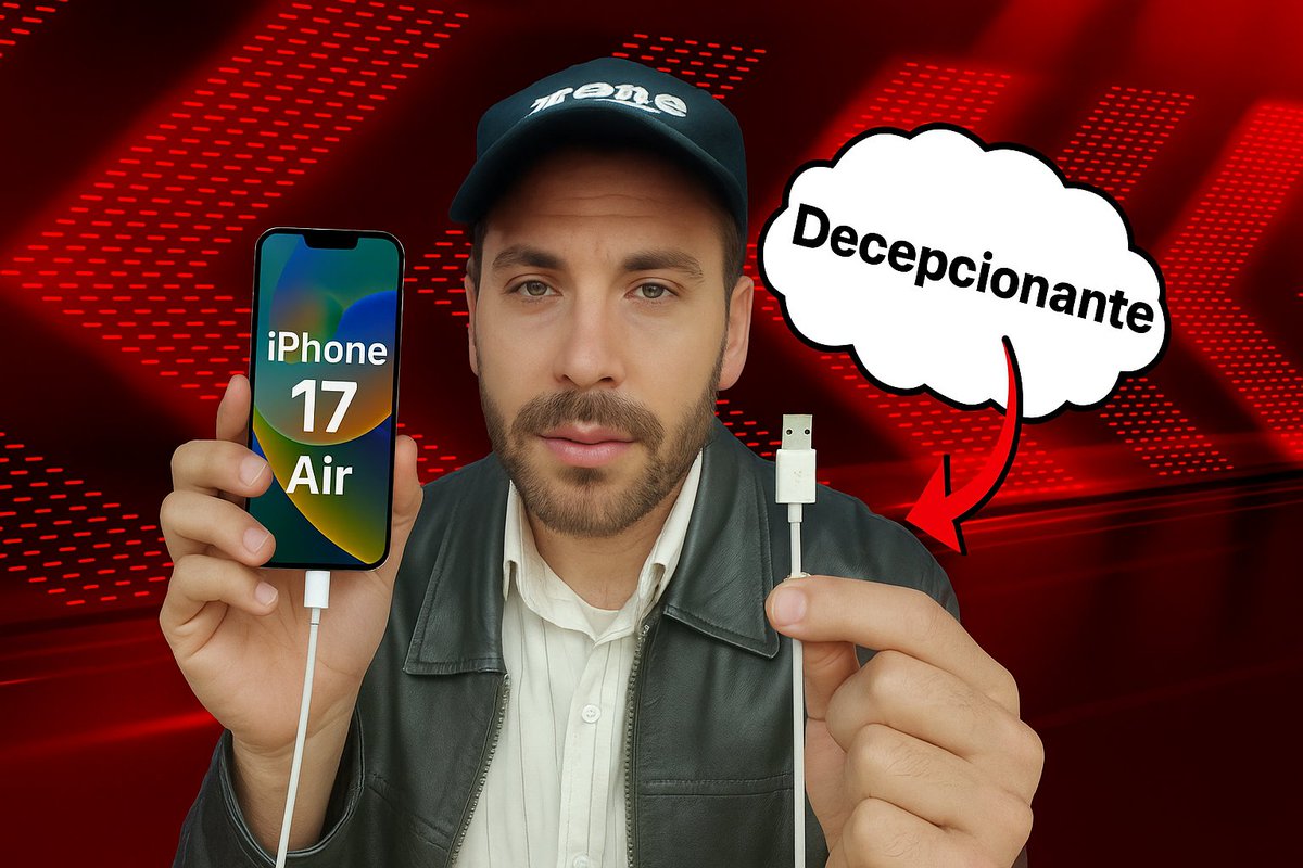 WinAplicaciones's tweet photo. 😱 USB 2.0 en 2025: el talón de Aquiles del iPhone Air | @GadgetaSOS https://t.co/VgD5EVM4RP ¿Que piensas? #iPhoneAir #iPhone17Air #USB2 #LimitacionesiPhone #iPhone17 #Conectividad #TecnologíaMóvil #TransferenciaDeDatos #iPhonePro #CríticasApple #Smartphone2025 #iOS26 https://t.co/GkqKIH5F78