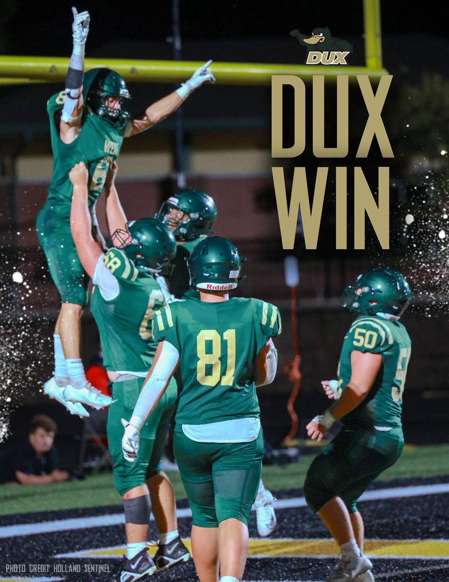 Final from Zeeland Stadium:

Zeeland West 38
Zeeland East 14

#godux