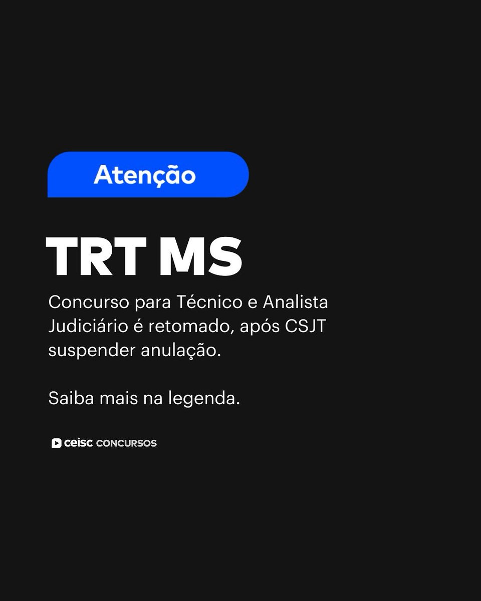 Quer saber mais detalhes? 

Leia a matéria completa em Blog Ceisc: ceisc.com.br/blog/post/csjt…