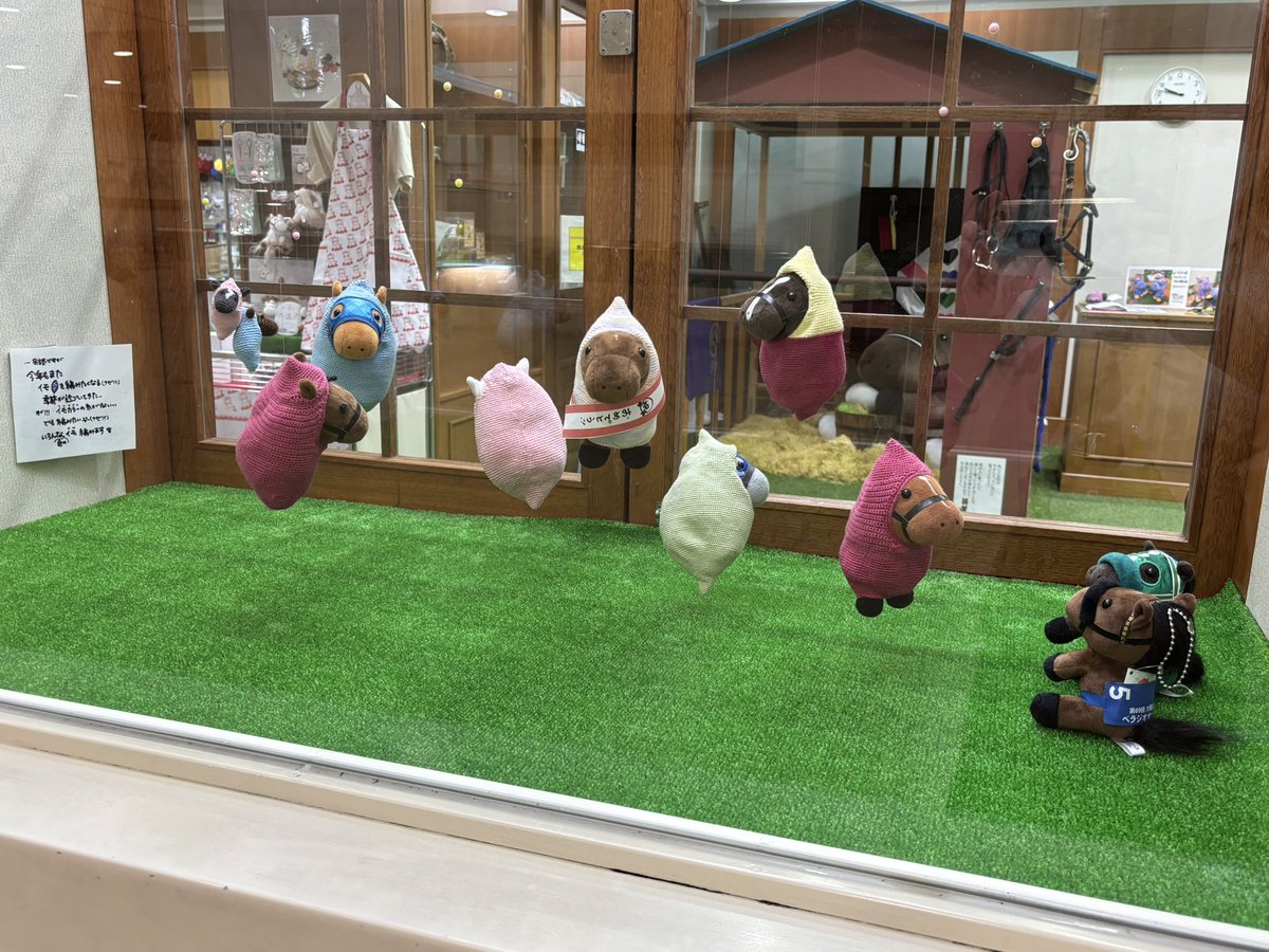 lapislazuli303's tweet image. 福島競馬場
今週は新入りのベラジオオペラの前にドウデュース芋が舞い降りてました🍠🪽

先週勝利したレガレイラ芋にはおめでとうのタスキがかけられて、なんだか誇らしげ☺️

#福島競馬場