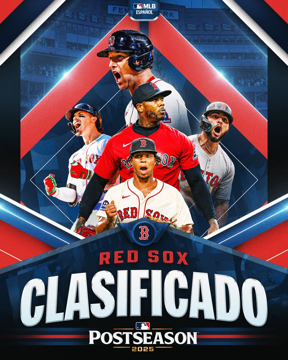 mlbespanol's tweet photo. Próxima parada para los Red Sox: la #Postseason. https://t.co/EXGG9201UC
