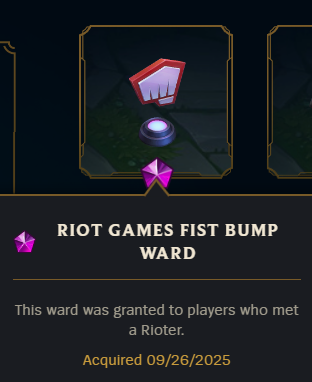 We just beat Doombots Veigar's curse and a Rioter gifted us this wonderful gem! W Riot <3 New video on it soon :)