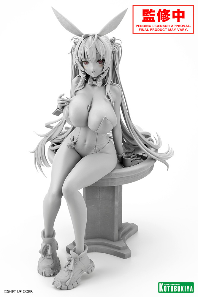 【原型初公開】
背中で魅せるガンガールRPG『勝利の女神：NIKKE』より《1/4スケール》の大ボリュームフィギュアが進行中！
 
「ソーダ：トゥインクルバニー」の原型を初公開！
「アニス：スパークリングサマー」と合わせて#メガホビEXPO2025 にて展示中です！
 
#NIKKE #ニケ #メガニケ