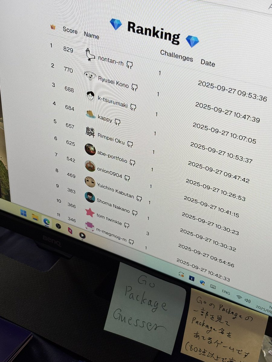 ランキングからすぐ消えそうなので記念に🥹
#gocon