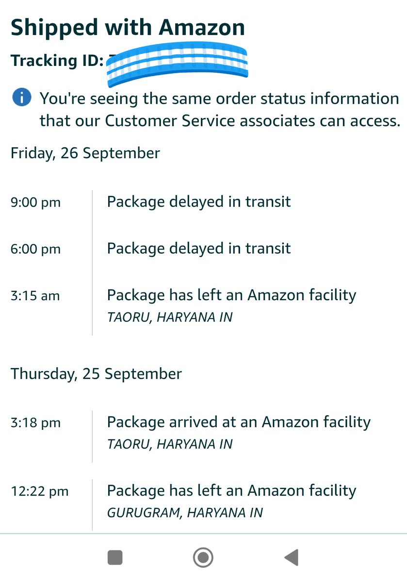 sam_bhonsle's tweet photo. Very bad experience on @amazonIN in  #GreatIndianFestival sale, ordered a mobile phone which was schduled to arrive on 25-26 Sept. In delayed for infinity cuz no date mentioned for delivery. 
Very disapointed 👎 @amazonIN @amazon @AmazonHelp @amazon https://t.co/5t81uX4dJO