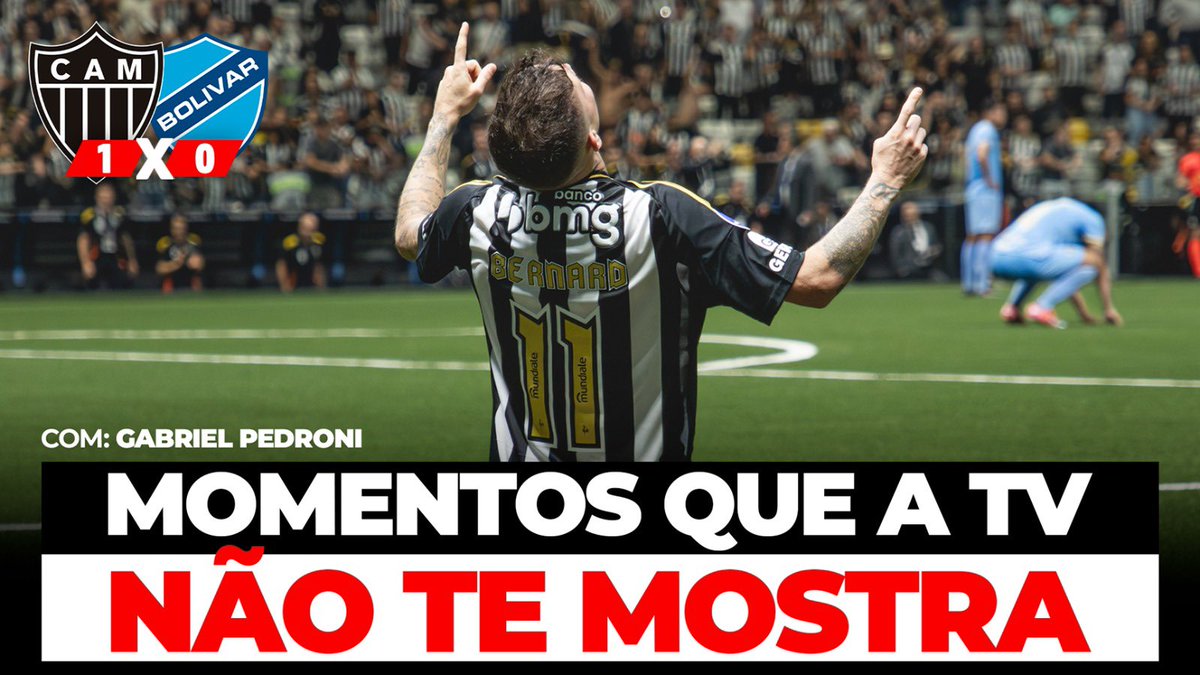 Alerta de conteúdo exclusivo e premium do <a href="/canalbicagalo/">CANAL BICA GALO</a> 

MOMENTOS QUE A TV NÃO TE MOSTROU EM GALO VS BOLÍVAR
youtu.be/6jSYt4J9fmI

Por <a href="/Pedroni012/">Gabriel Pedroni Futebol</a>