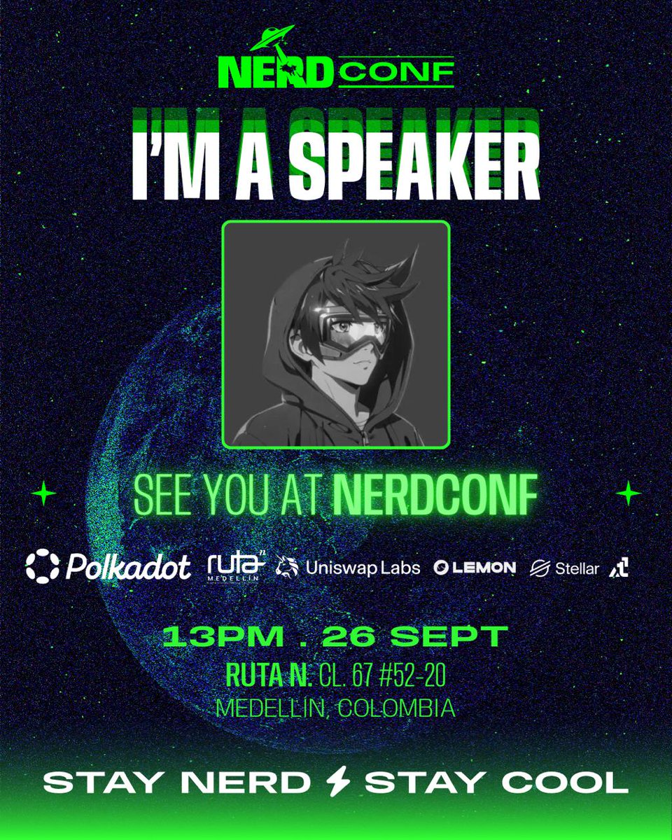 Nos vemos en la <a href="/nerdconf_ar/">NERDCONF</a>  Medellín  con todo el <a href="/Team1LatAm/">Avalanche Team1 Latam</a> <a href="/AvaxTeam1/">Avalanche Team1</a>