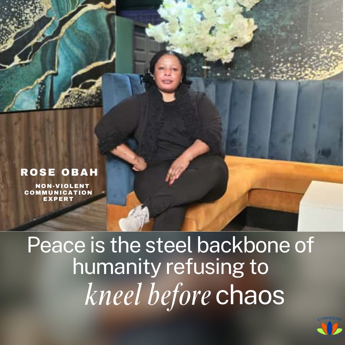 ActionGender's tweet photo. 🌸 𝐅𝐚𝐜𝐞𝐬 𝐨𝐟 𝐏𝐞𝐚𝐜𝐞 | Rose Obah 🕊️ she is a fierce advocate for #GBV prevention, #mentalhealth, & #NonviolentCommunication.
She provides early warning, mobilizes communities & restores dignity through healing and hope. ✨ Peace begins when we choose to protect & uplift https://t.co/236hJEAHyl