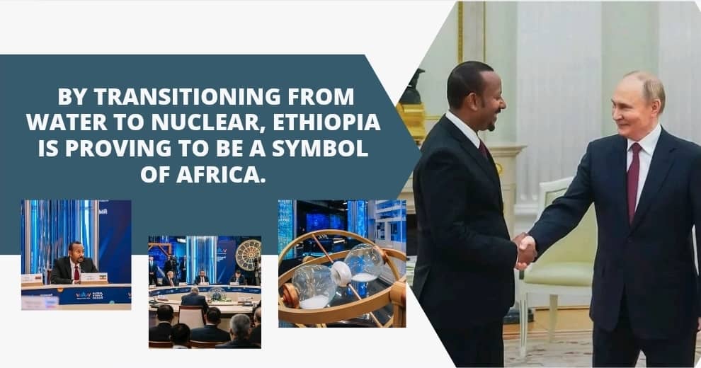 MollaMebrie's tweet photo. ዘርፋን ለማዘመን የኑክሌር ቴክኖሎጂን መጠቀም ለብልጽግናችን ወሳኝ በመሆኑ ጠቅላይ ሚንስትር አብይ አህመድ ቃላቸውን በተግባር በመፈፀም የቴክኖሎጂ ሽግግሩን እውን አደረጉ።
#Ethiopia_Africa_Powerhouse! https://t.co/OQ43Jfgpfc