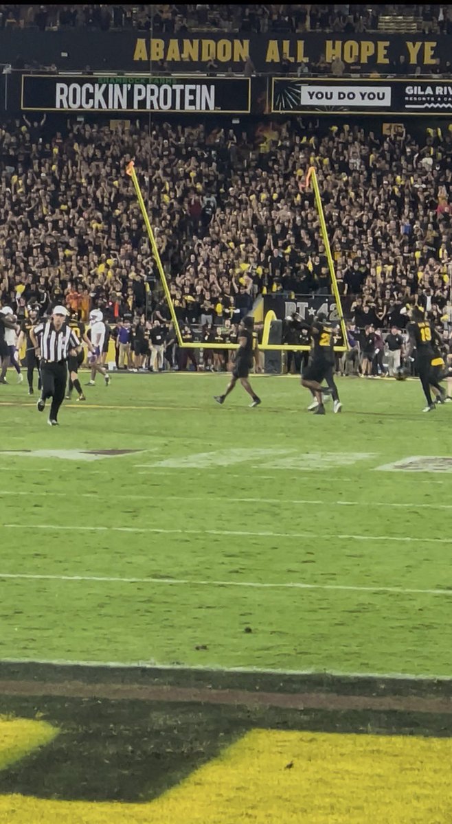 Nine in a row at home for ASU. Six one-score games.
