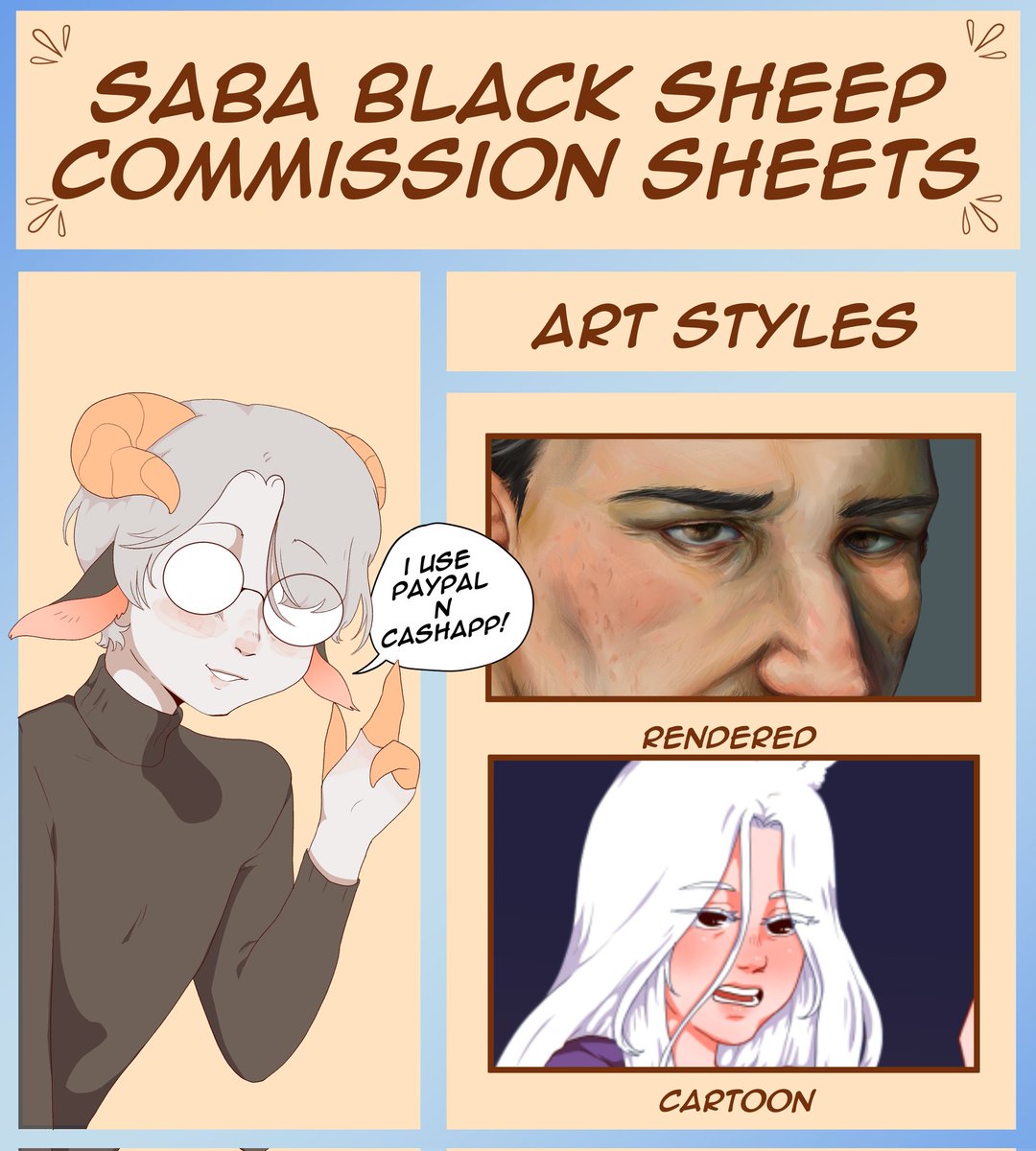 BlacksheepSaba's tweet photo. New commission sheet:) #Commissionsheet #digitalart #drawing https://t.co/V6OCGRERlP
