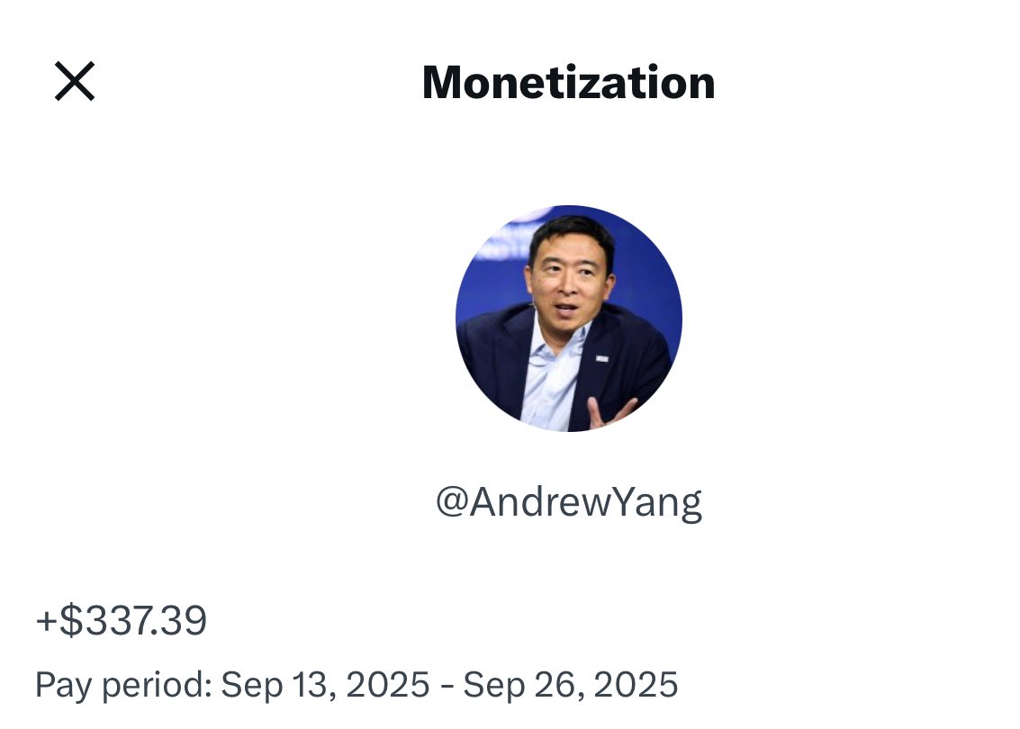 Andrew Yang🧢⬆️🇺🇸 (@andrewyang) on Twitter photo As usual I will give my x earnings to someone who likes this post! Winner chosen at random on Sunday. For extra fun if the winner follows <a href="/joinnoblemobile/">Noble Mobile</a> I will double it and if you are a Noble subscriber I will give you TEN times the amount! Good luck and thanks for following! As usual I will give my x earnings to someone who likes this post! Winner chosen at random on Sunday. For extra fun if the winner follows <a href="/joinnoblemobile/">Noble Mobile</a> I will double it and if you are a Noble subscriber I will give you TEN times the amount! Good luck and thanks for following!