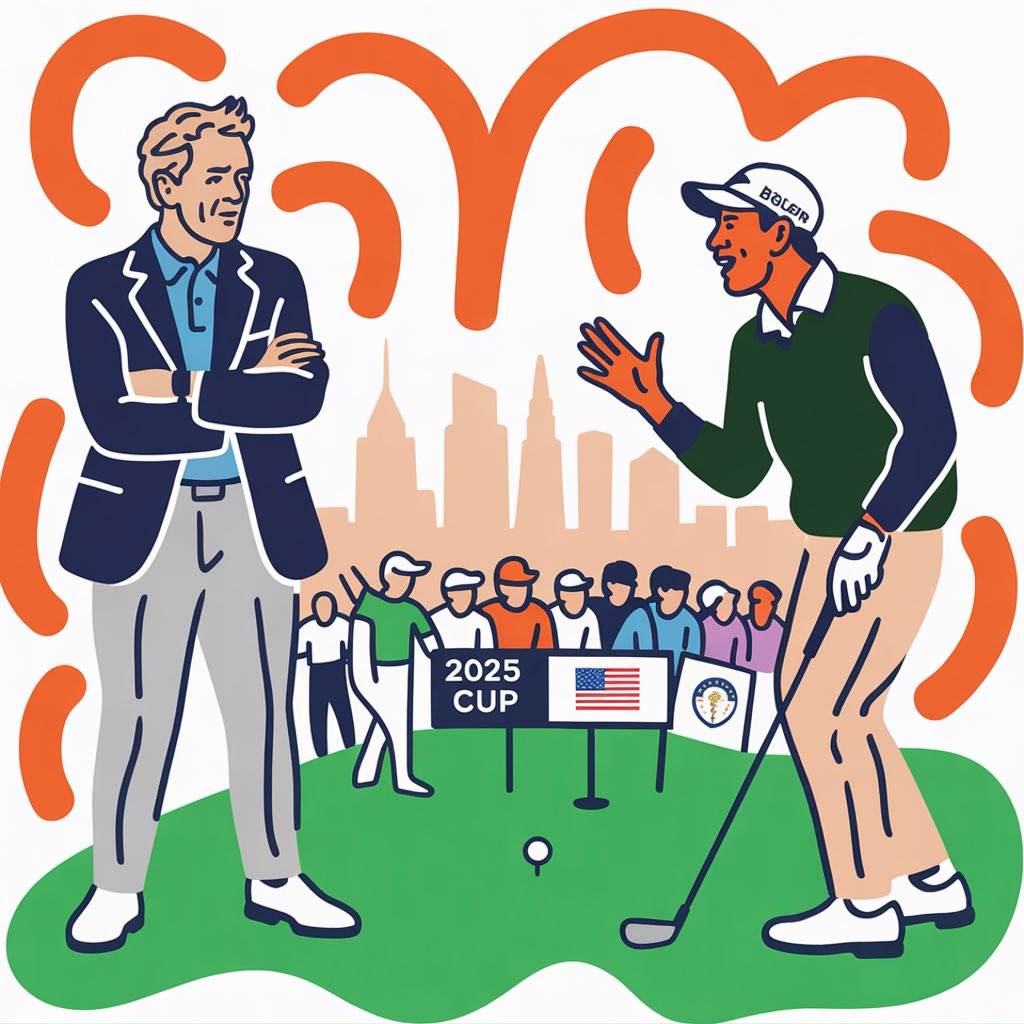 Luke Donald dusts Keegan on picks D1. Fitz and Aberg pairing, so left field, so well done. Balls sitting Shane Lowry
Bradley sending out Morikawa again! 
#RyderCup2025