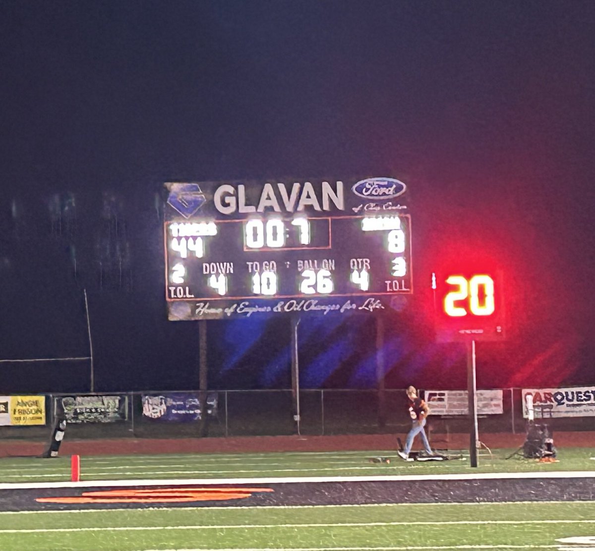 Clay Center moves to 3-1 with 44-8 win over Chapman!  Go Tigers
