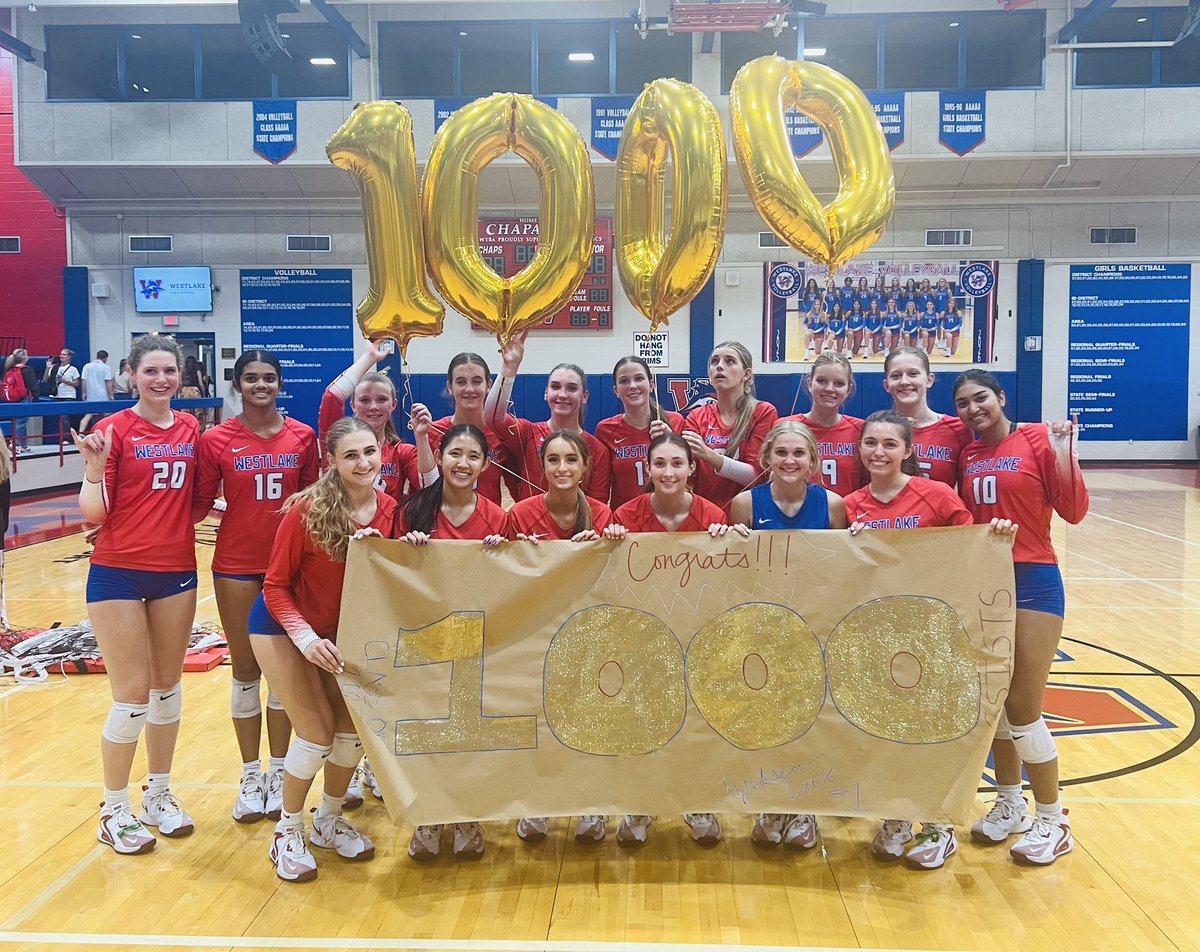 1🏐🏐🏐 Assists for <a href="/kyrksencook/">Kyrksen Cook</a> 
We ❤️ you so! #classof2028 #setter #trisseltown <a href="/Westlake_Nation/">WestlakeNation</a> <a href="/WestlakeVball/">Westlake Volleyball</a> <a href="/MWTrissel/">Matt Trissel</a>