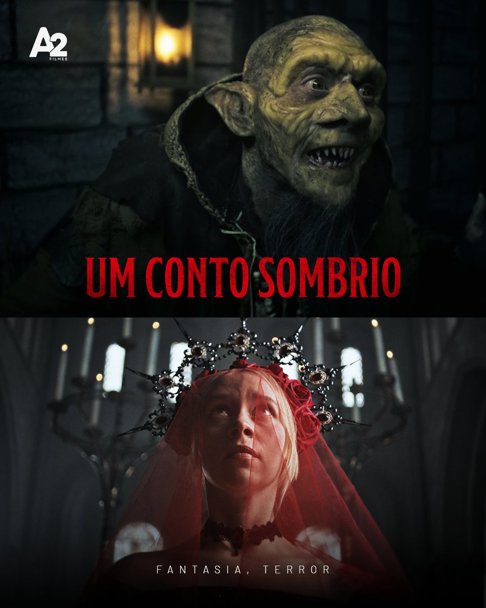 a2filmesoficial's tweet image. Era uma vez... um conto que você nunca ouviu assim. 

Um conto de fadas reimaginado como um pesadelo sombrio, onde magia e terror se encontram.

🎬 Um Conto Sombrio
🎦 Verifique a disponibilidade nas plataformas digitais.

#Fantasia #terror #conto