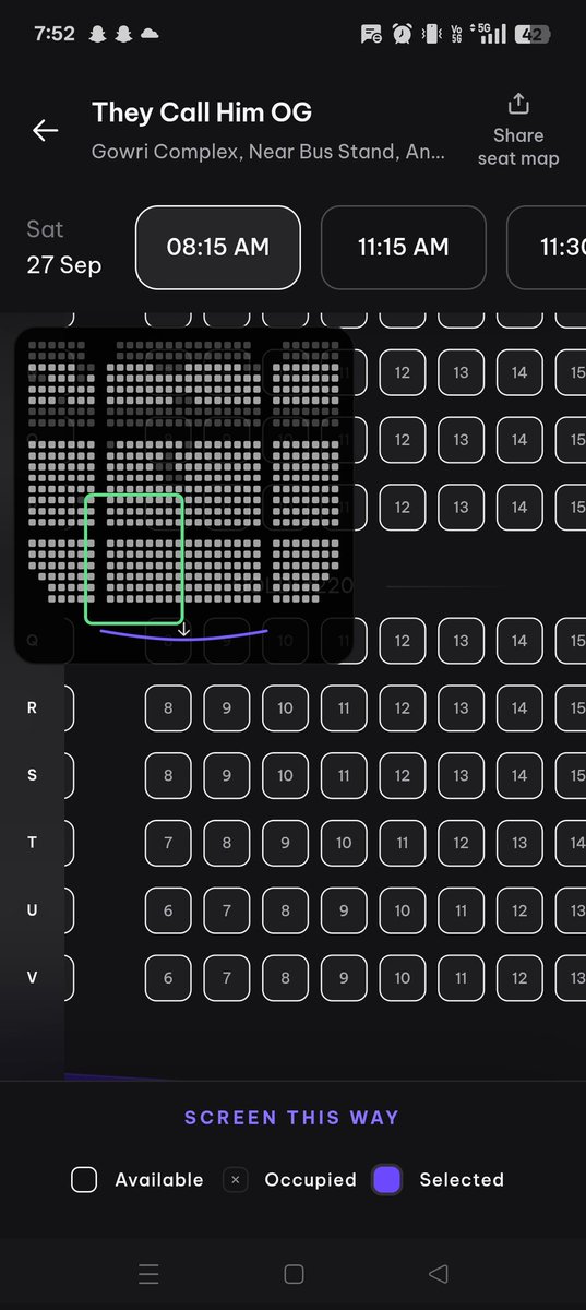wrongwitch69's tweet photo. Anantapur Shanti theatre day 3 0g movie threads 8:00 a.m. shows #TheyCallHimOG #OG https://t.co/6VxIbAN48m