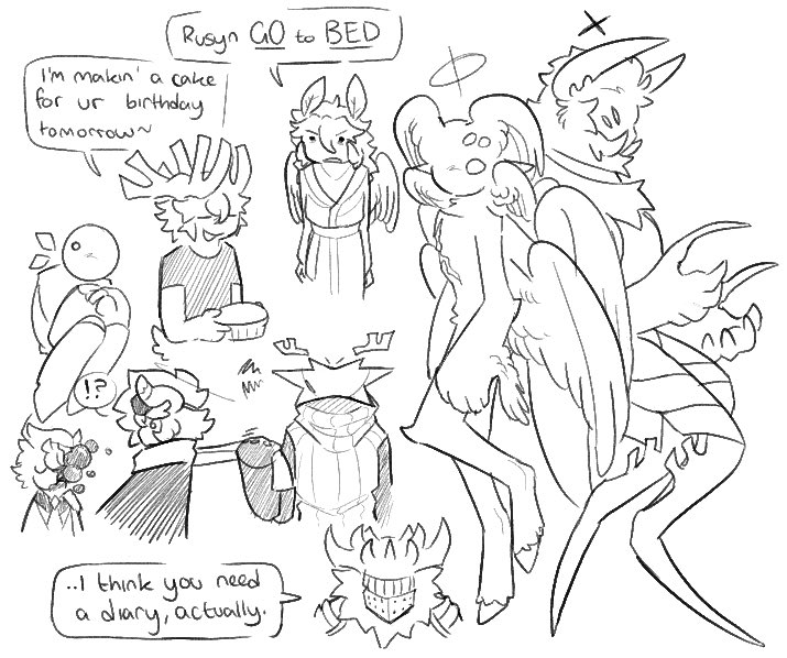qapiet's tweet photo. I’m workin on something bigger but I’m just gonna dump doodles here so it’s something to post 💀 https://t.co/SyYwikhbIG