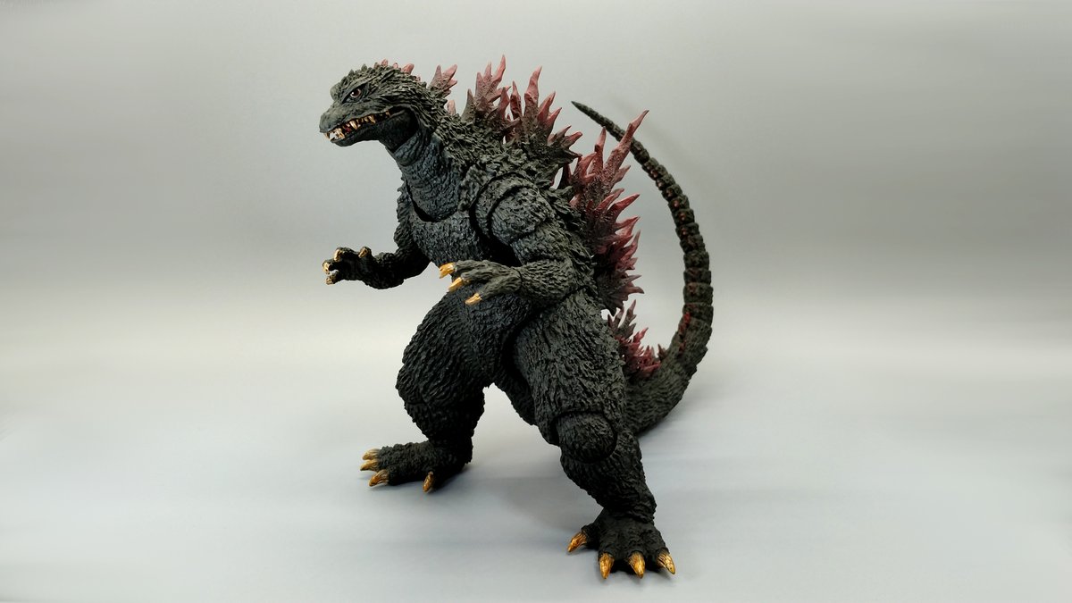 S.H.MonsterArts ゴジラ（2000） ギラゴジが届いたので開封 目線のずれ