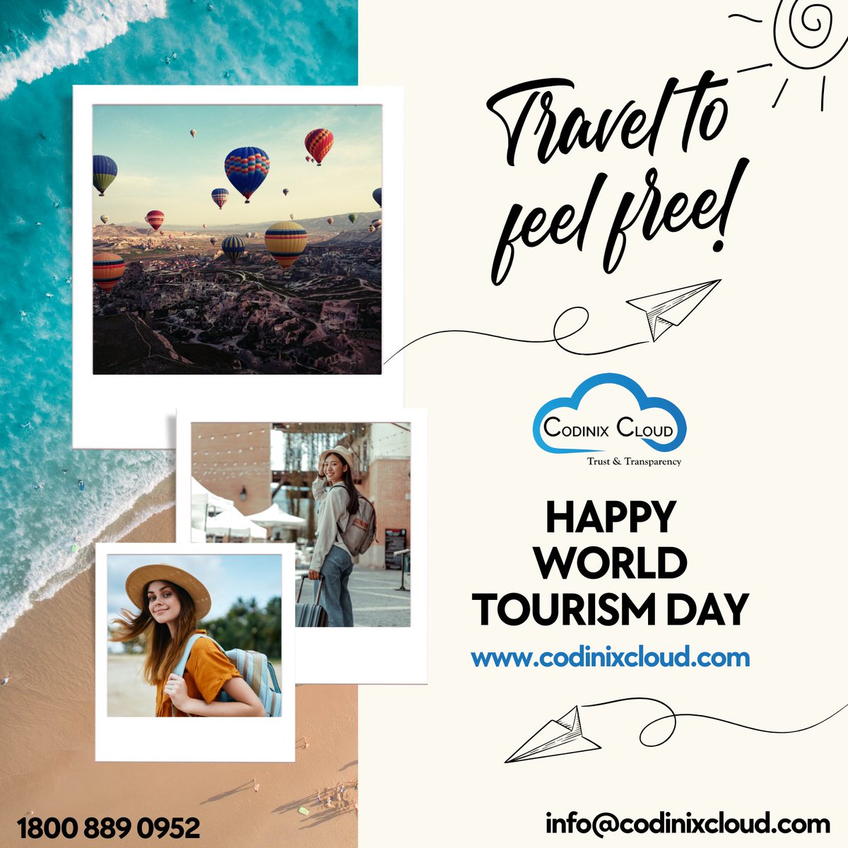 CodinixCloud's tweet image. World Tourism Day 2025!

#worldtourismday #worldtourism #tourism #nature #travel #worldtour #tourist #tourismday #india #nationalgeographic #wildlifesafari #world #travelgram #travelphotography #discover #adventure