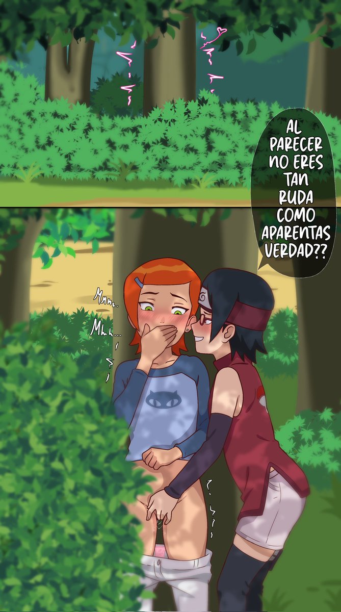 YuzitoART's tweet photo. #GwenTennson #gwen #sarada #boruto https://t.co/iG3Dq8EmfM