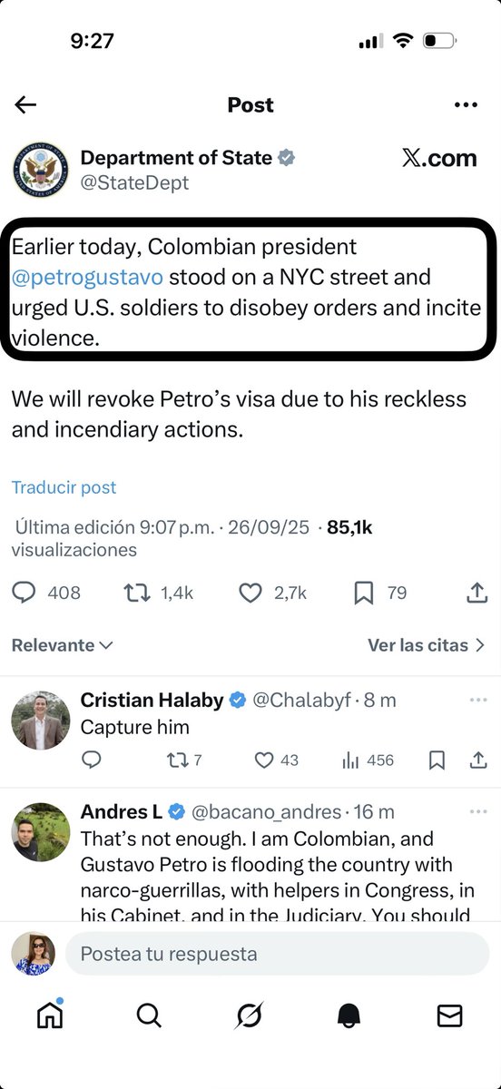 Reconfirmado! 🚨
El gobierno de Gustavo Petro ya es, oficialmente, el peor de la historia de Colombia.
Solo le faltaba que Estados Unidos le revocara la visa, como a Ernesto Samper en su momento…

¿Y adivinen qué? 🇺🇸🇨🇴⬇️