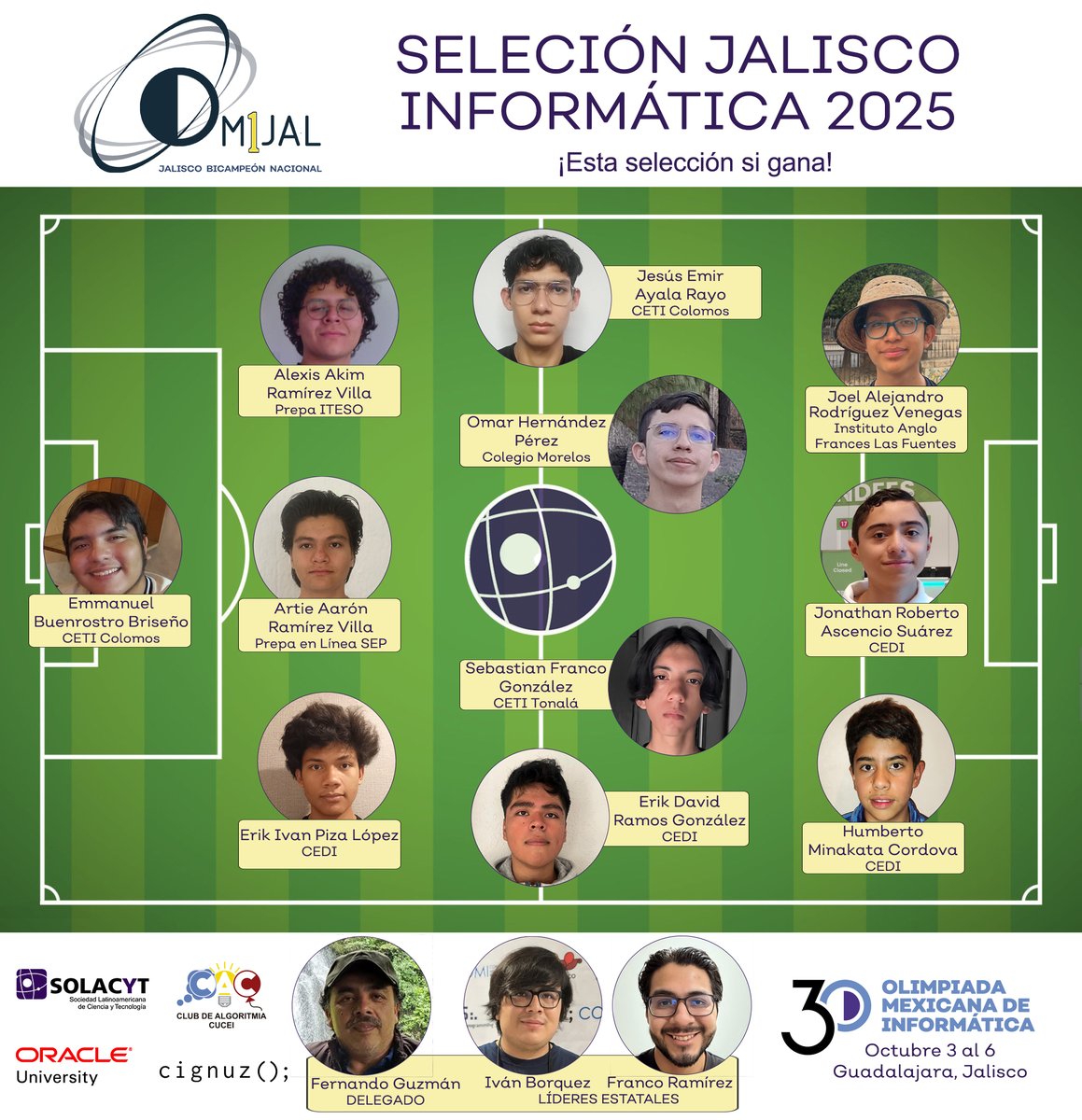 Se acerca la Olimpiada de Infomratica en su 30 edicion, Jalisco sede del evento y listos para ir por el tricampeonato <a href="/GobiernoJalisco/">Gobierno de Jalisco</a> <a href="/CoecytJ/">CoecytJal_ofic</a>