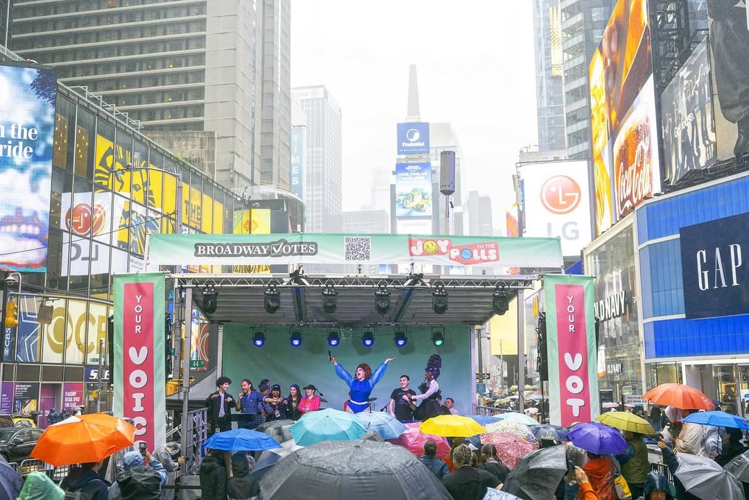 This <a href="/BroadwayVotes/">Broadway Votes</a> × <a href="/StarsInTheHouse/">Stars In the House</a> <a href="/JoyToThePolls/">#JoyToThePolls</a> concert brought Broadway to the streets—and reminded NYC why voting matters. 🎭🗳️

We provided mobile staging and full AV production. Always an honor to help bring shows like this to life. 

📷 @michaelhullphoto
