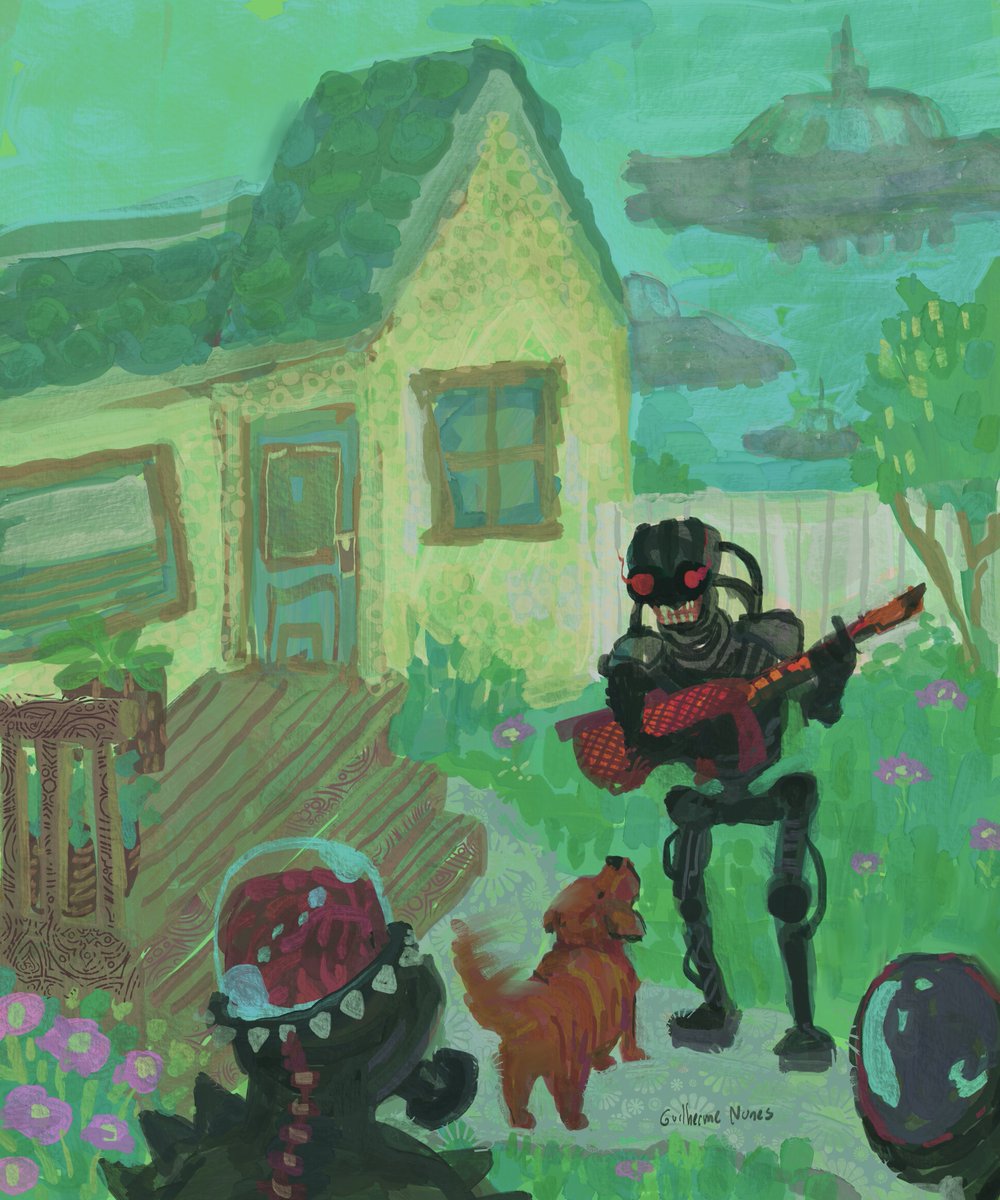 the dog wants to be petted