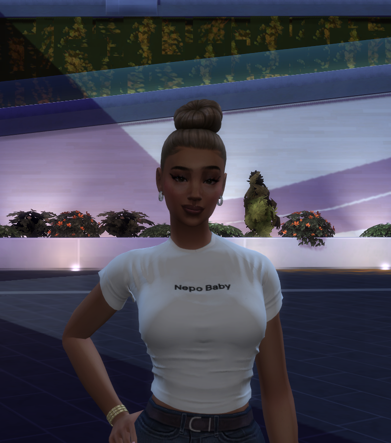 Drea_Duhh's tweet photo. Maya Elba, Hollywood’s “It Girl.” 🖤 Heiress to a legacy, face of a generation.
Midnight in Mirage Plaza… and she’s reminding everyone why the world can’t stop watching.
#BratPack #SimsStory #nepobaby #Sims4 #ShowUsYourSims https://t.co/yHIry6Xy09