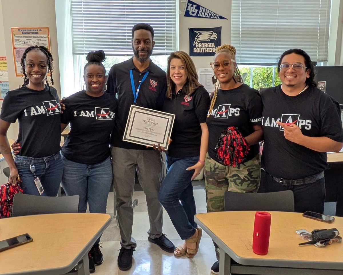 Shout out to Dr. Ogden who was celebrated today for 30 years of service to APS and being an APS alumni! 🎉🎉🎉🎉