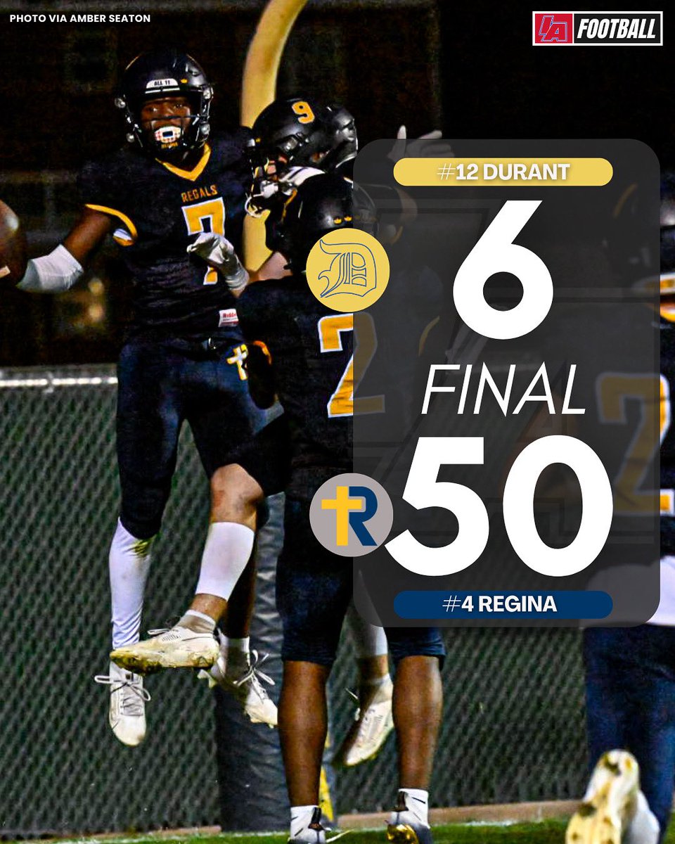 BIG TIME REGALS ⭐️

Regina Catholic takes on yet another ranked opponent, and the offense was NOT messing this game! 

#IAfootball X #iahsfb