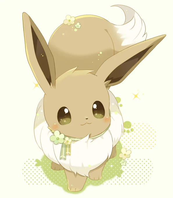イーブイの期待のまなざし!! #ポケモンイラスト