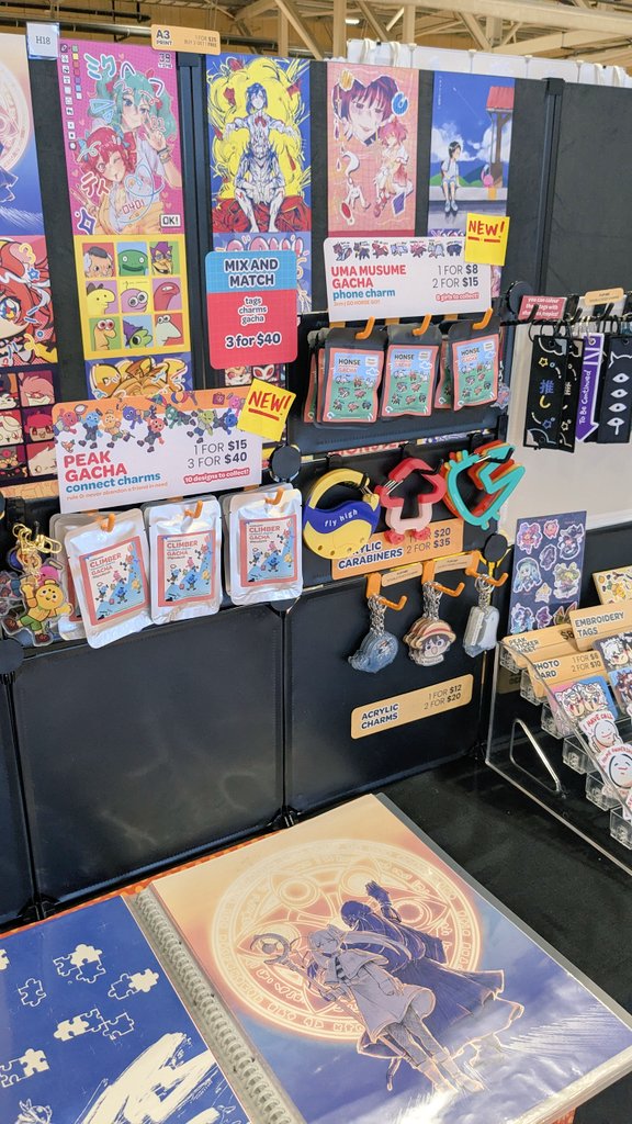 Hiii come play some gacha at my table in <a href="/AdelaideArtcade/">Adelaide Artcade 🕹️ SEP 27-28</a> !! Artist Alley H18 ❤️❤️❤️

Adelaide St Clair YMCA, sat + sun!