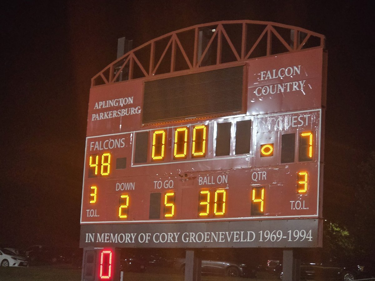 t_fleshner's tweet image. A Final from Ed Thomas Field
@APFalconFB 48
Sumner-Fredericksburg 7
#HOCO25
#RedPride