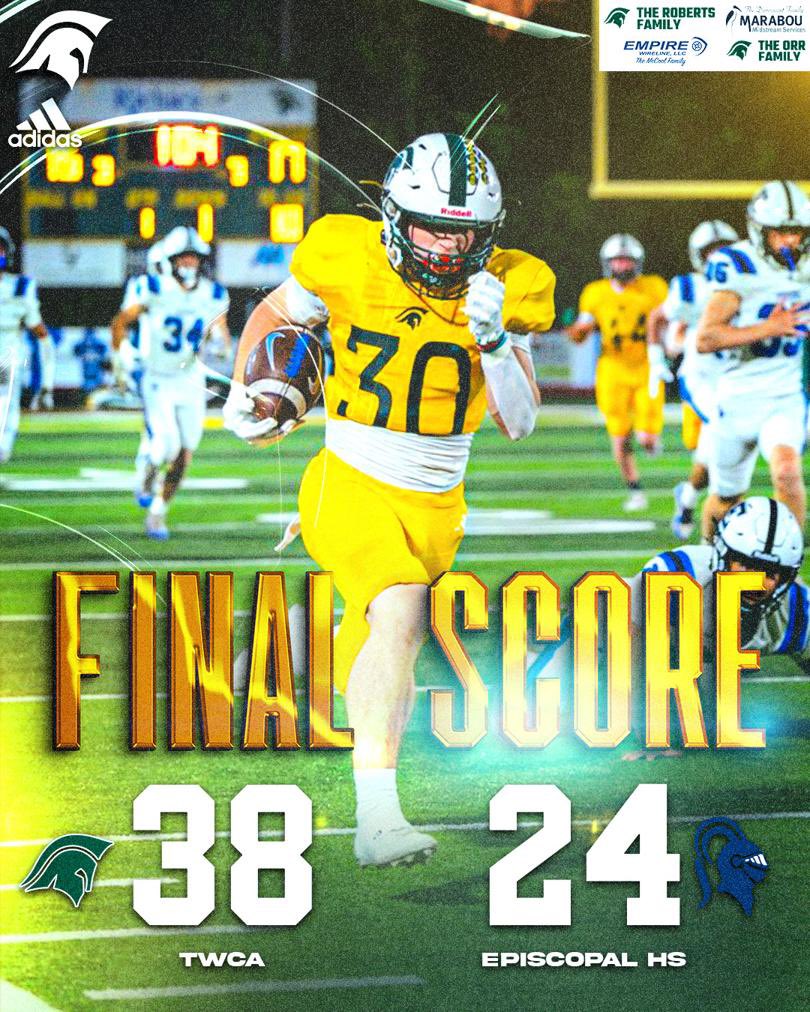 Statement. Made. The Warriors topple powerhouse Episcopal and keep rolling! 🔥 Friday nights in Texas hit different. #TXHSFB #FridayNightLights #WarriorFootball