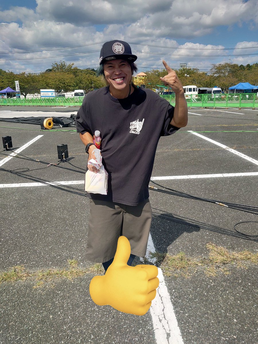 genki100hirono's tweet image. ついに、本日、快晴の中、FMXショー🏍️
開催でーす！お待ちしてますね🍴😄
#広野町
#fmxshowcase
#二ツ沼総合公園 
#広野スタイルフリースタイル